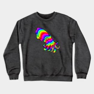Rainbow Cuttlefish Crewneck Sweatshirt